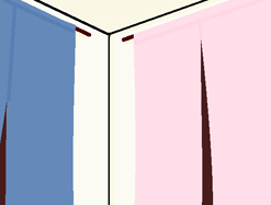 のれんで空間を分ける